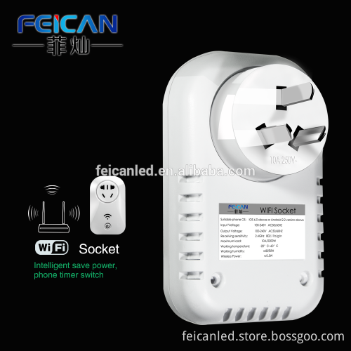 Electrical material suppliersWIFI socket timer smart plug enclosure 220v 1000w